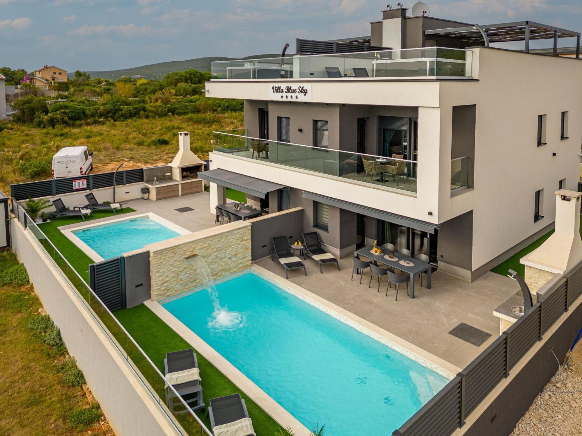 Villa Blue Sky 2 Zadarvillas Турань Экстерьер фото